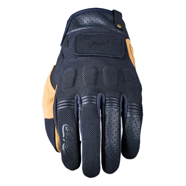 Five Scrambler Gloves // Black/Tan